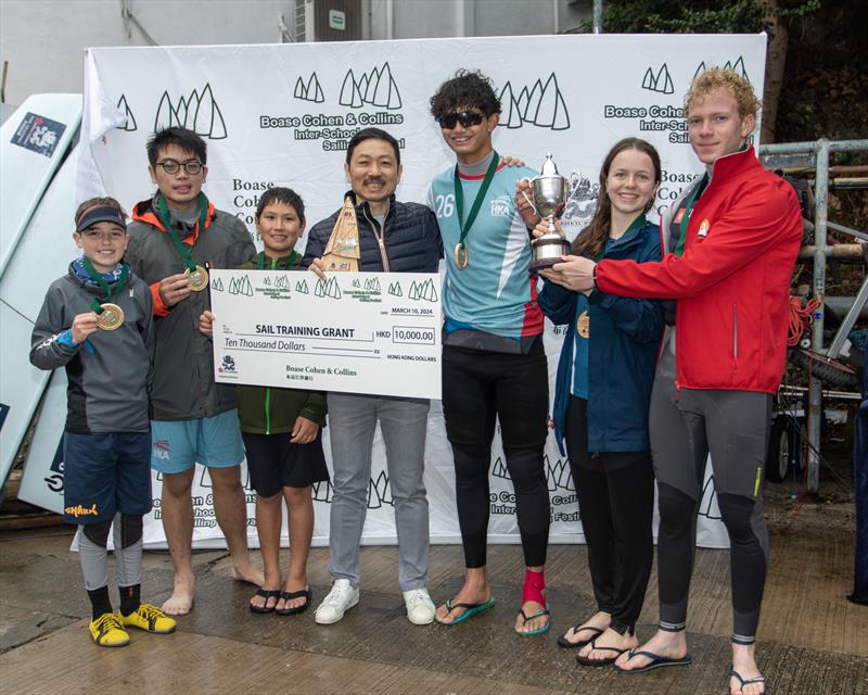 Boase Cohn & Collins Interschools Sailing Festival 2024 photo copyright RHKYC / Guy Nowell taken at Royal Hong Kong Yacht Club and featuring the Team Racing class