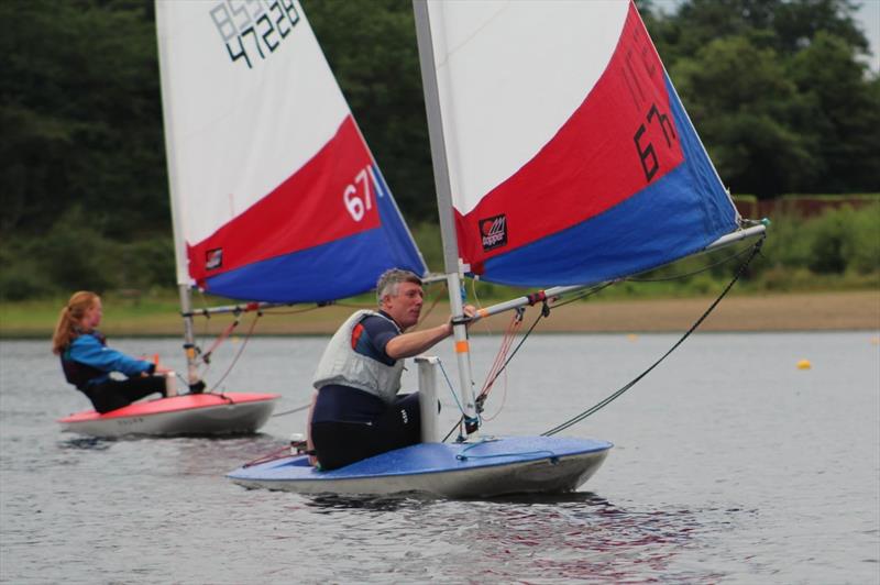 Hollingworth Lake Junior Regatta Week - Millie Hayfield finishes a close 3rd behind Stuart - photo © Rhiann Bramwell