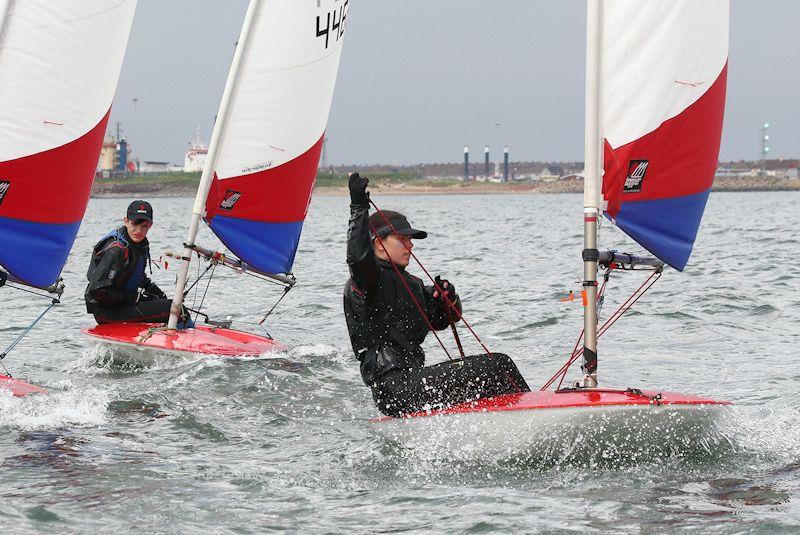 Topper North Traveller Series Round 4 / Northern Area Championships at Tees and Hartlepool YC photo copyright Fiona Spence taken at Tees and Hartlepool Yacht Club and featuring the Topper class