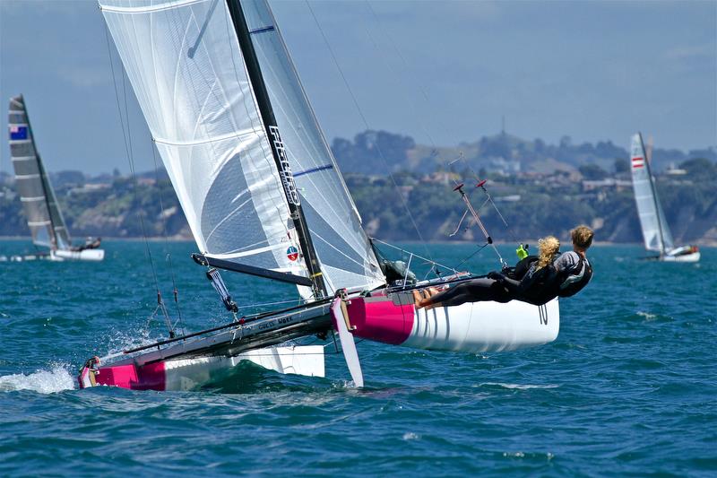 Helena Sanderson and Jack Honey (NZL) - Youth Mixed - Race 6 - Day 3 - 2019 Int Tornado Class World Championships presented by Candida. January 7, 2019 - photo © Richard Gladwell