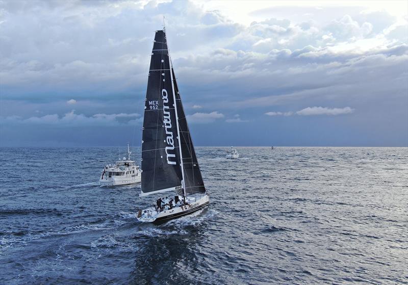 Maritmo11 sets off South for the Sydney Hobart Race - photo © Maritimo