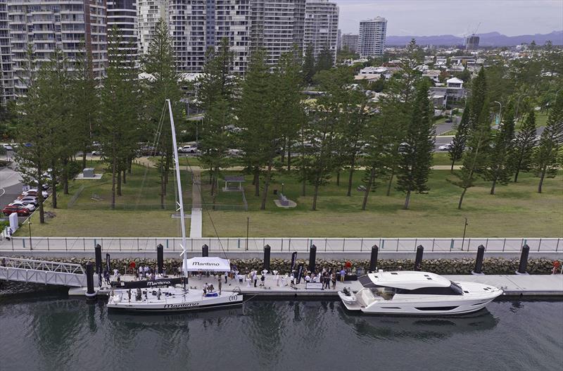 Maritimo11 gets officially launched at the Southport Yacht Club photo copyright Maritimo taken at Southport Yacht Club, Australia and featuring the TP52 class