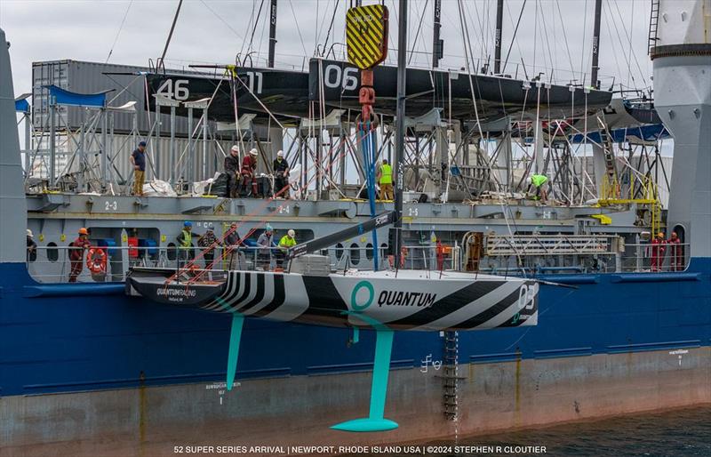 The TP52's arrive in Newport, RI - photo © Stephen R Cloutier
