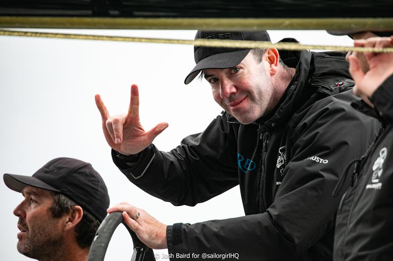 Seb Bohm enjoying his racing at TP52 Pallas Capital Gold Cup 2025 Act 4 - photo © Josh Baird for @sailorgirlhq