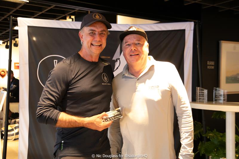 David Doherty receiving one of his wins forPallas Capital Gold Cup Act 1 - photo © Nic Douglass for @sailorgirlHQ