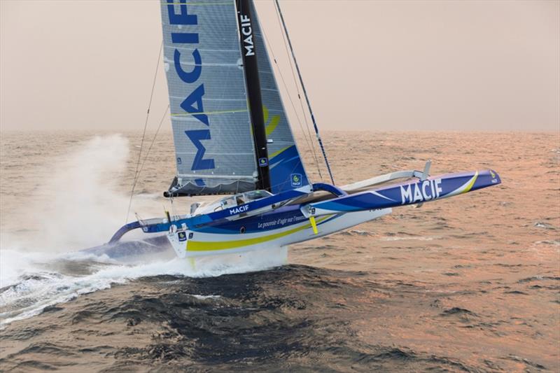 The current record for the fastest solo non-stop circumnavigation is held by Frenchman François Gabart with a time of 42 days 16h 40' 3` set in 2017 aboard the 30m trimaran Ultim MACIF - photo © Jean-Marie LIOT / ALEA / MACIF
