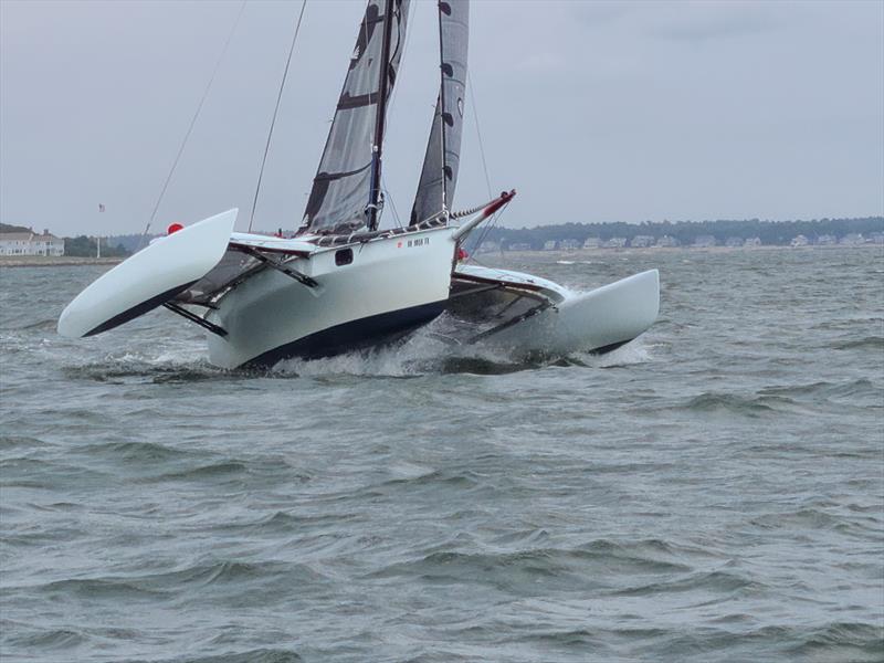 Racecourse action at the 2023 Corsair Nationals, which was hosted by the Beverly Yacht Club and organized by the New England Multihull Association - photo © Images BBMR/NEMA