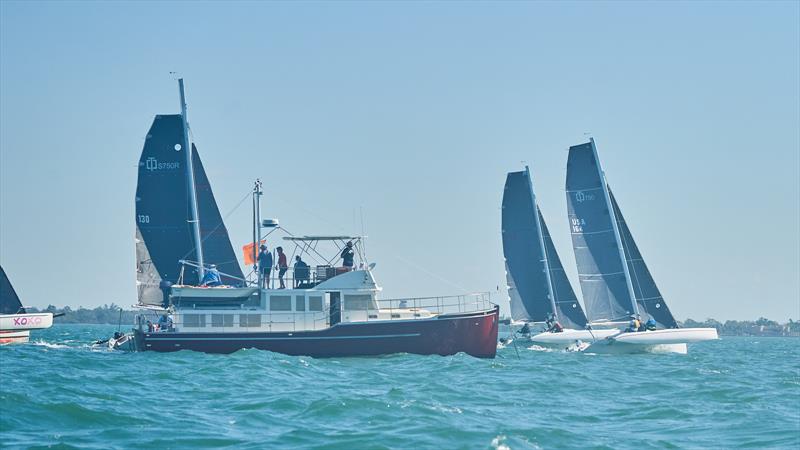 Racecourse action at the 2025 Sarasota Bay Multihull Regatta - photo © Jennifer Joy Walker (www.jenniferjoywalker.com)