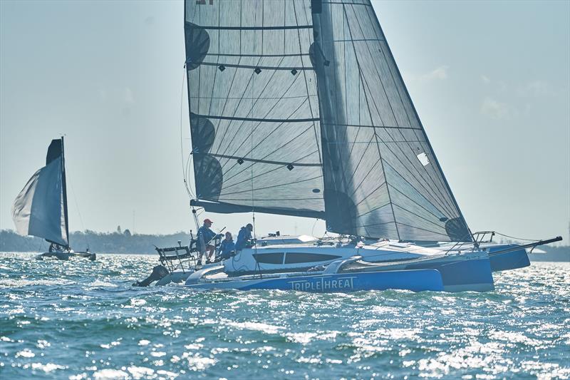 Racecourse action at the 2025 Sarasota Bay Multihull Regatta - photo © Jennifer Joy Walker (www.jenniferjoywalker.com)