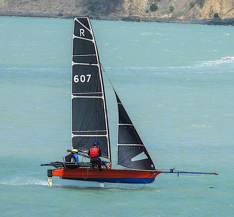 R-Class National Champions Paul Roe and Malcolm Snowdon on the foils - photo © R-Class