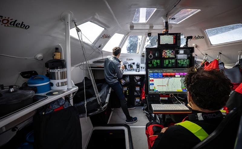 Sodebo Ultim 3 - Jules Verne Trophy record attempt - December 2024 photo copyright Team Sodebo taken at Yacht Club de France and featuring the Ultim class