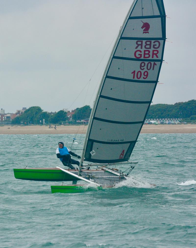 2022 Unicorn Nationals at Hayling Ferry Sailing Club photo copyright Peter Newman taken at Hayling Ferry Sailing Club and featuring the Unicorn class