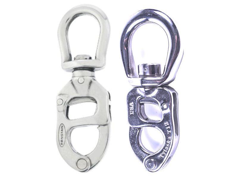 Comparison of Ronstan and Tylaska shackles photo copyright Ronstan / Tylaska  taken at  and featuring the  class
