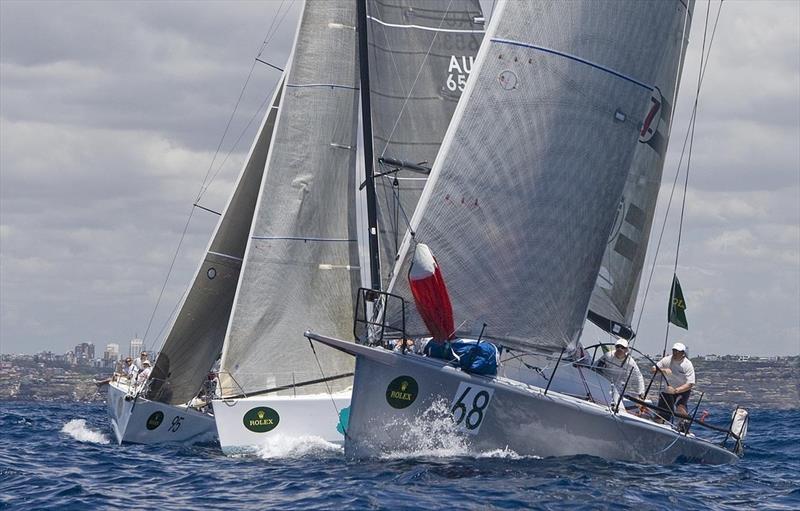 Vaikobi's Pat Langley aboard Splash Gordon, a modified Farr 40 in Sydney - photo © Daniel Forster