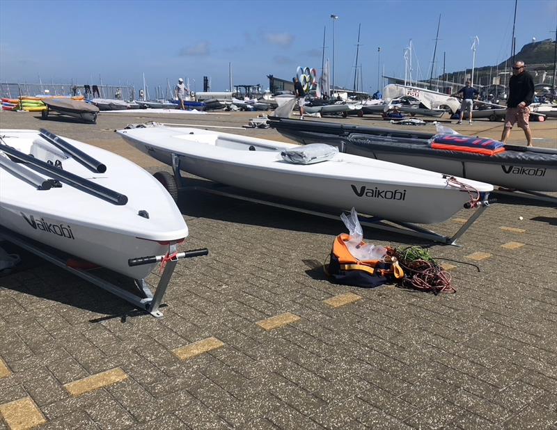 The Vaikobi team are on site at the massive ILCA UK Nationals photo copyright Bryan Stewart taken at Weymouth & Portland Sailing Academy and featuring the  class