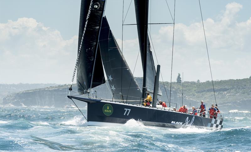 Black Jack during the Rolex Sydney Hobart Yacht Race - photo © Rolex / Kurt Arrig