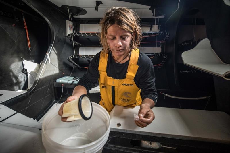 Microplastic equipment onboard Turn the Tide on Plastic during the last edition of the Race photo copyright Jeremie Lecaudey / Volvo Ocean Race taken at  and featuring the Volvo One-Design class