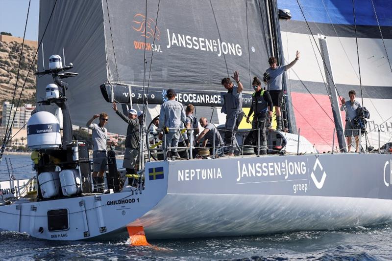 The finish of Leg Two of The Ocean Race Europe, from Cascais, Portugal, to Alicante, Spain photo copyright Sailing Energy / The Ocean Race taken at  and featuring the Volvo One-Design class