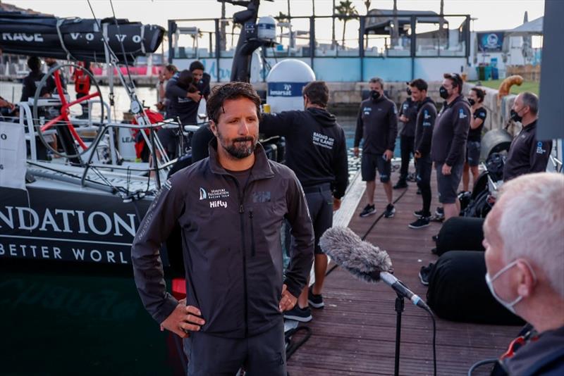 The finish of Leg Two of The Ocean Race Europe, from Cascais, Portugal, to Alicante, Spain photo copyright Sailing Energy / The Ocean Race taken at  and featuring the Volvo One-Design class