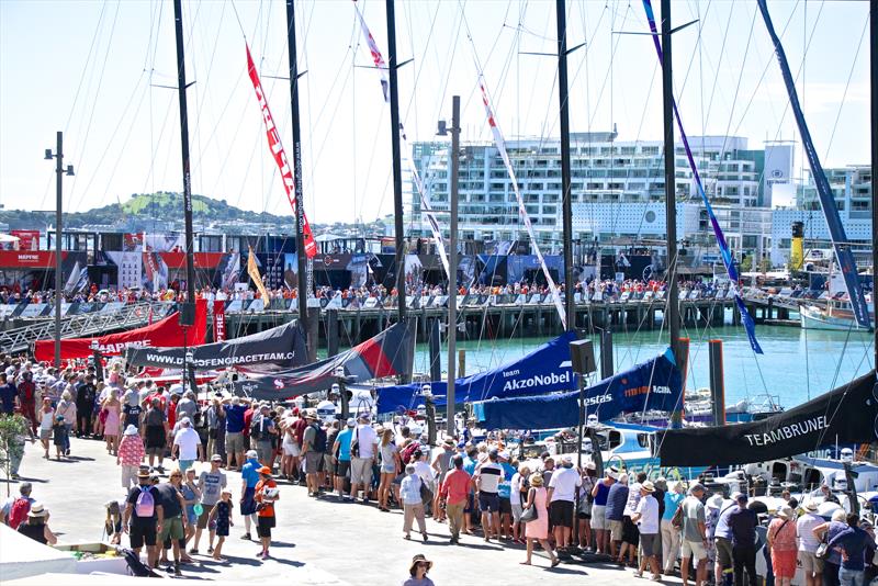 On the Dock - Volvo Ocean Race - Auckland Stopover - March 10, 2018 photo copyright Richard Gladwell taken at Royal New Zealand Yacht Squadron and featuring the Volvo One-Design class