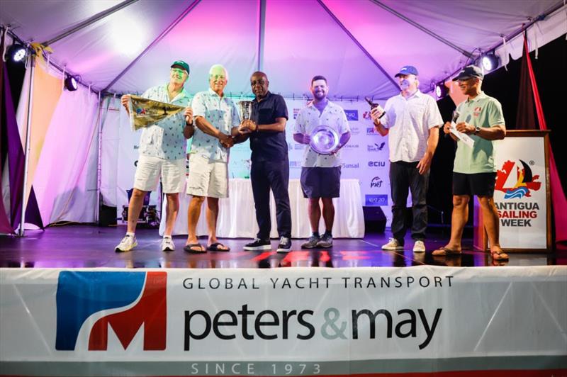 Pyewacket 70 win the Peters & May Trophy in the Peters & May Round Antigua Race - photo © Paul Wyeth / www.pwpictures.com