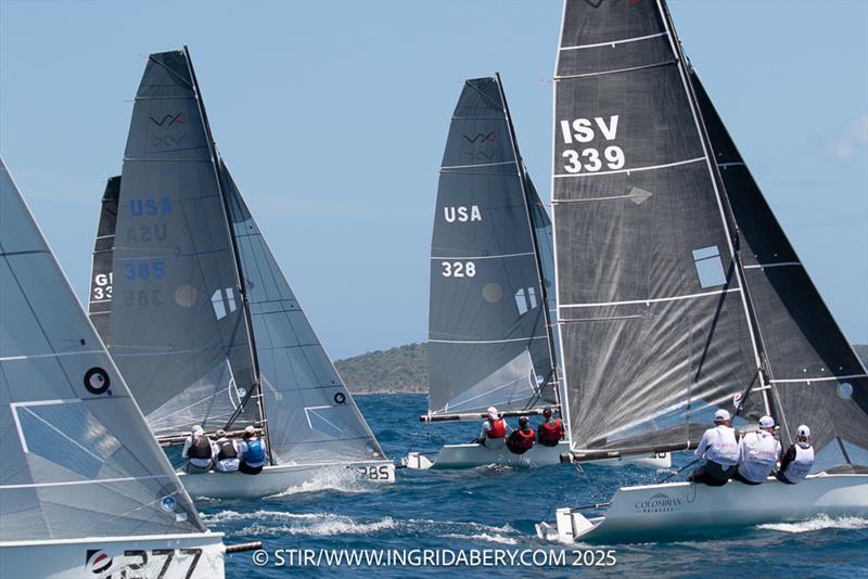 VX One Class flying off the start in today's Round the Rocks Race - photo © Ingrid Abery / www.ingridabery.com