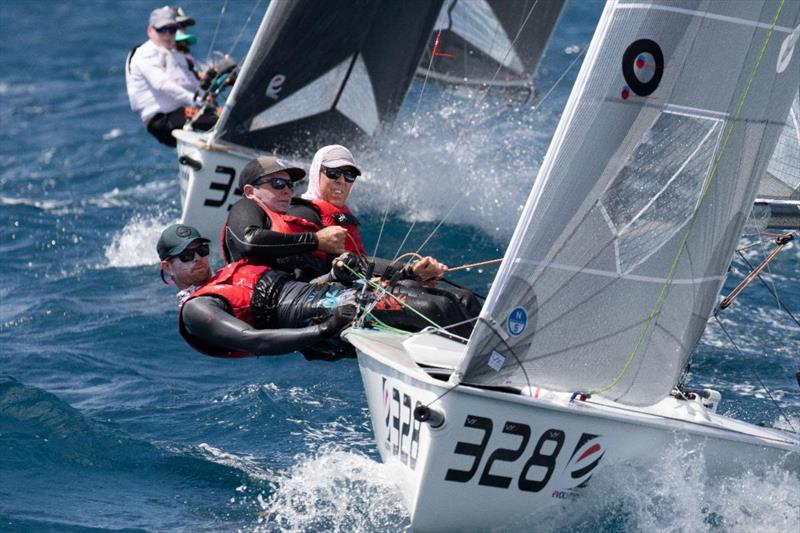 VX One Wizard (328) with, L to R, Charlie Enright, Patrick Farrel and owner/skipper David Askew - photo © Ingrid Abery / www.ingridabery.com
