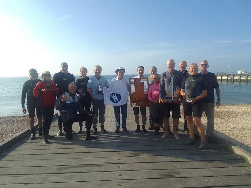 Sailing with friends in the Wanderer Nationals at Whitstable - photo © Liz North