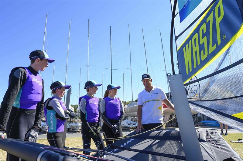 SailGP Inspire Learning program photo copyright SailGP taken at  and featuring the WASZP class