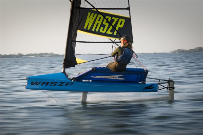 Oakcliff graduate and American Magic design team member Robyn Lesh - photo © Image courtesy of Oakcliff Sailing Center