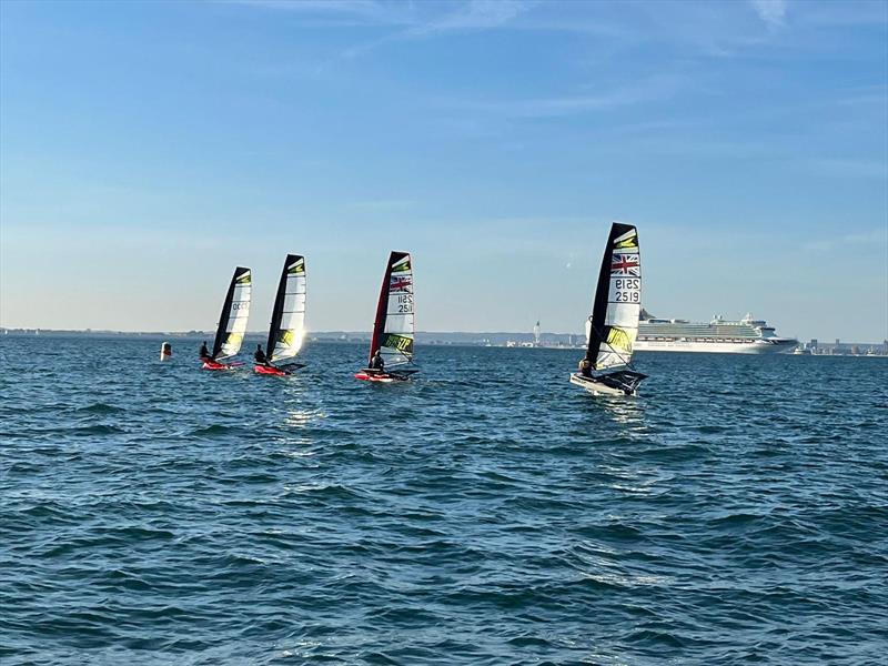 WASZPs on the Isle of Wight at Seaview photo copyright Martin Evans taken at Sea View Yacht Club and featuring the WASZP class