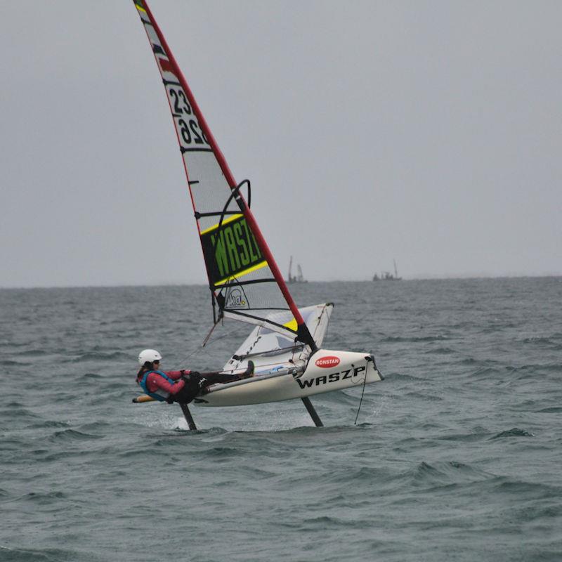 WASZP Australian Nationals Day 3: Pia Tvieta showing her skills in the 6.9m division - photo © Marc Ablett