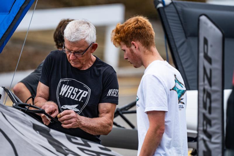 WASZP Games Day 2: Andrew McDougall photo copyright FSR Media House taken at Sorrento Sailing Couta Boat Club and featuring the WASZP class