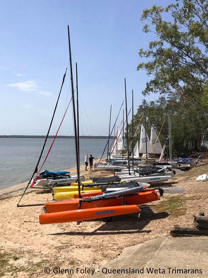 2019 Queensland Weta State Titles photo copyright Glenn Foley taken at Lake Cootharaba Sailing Club and featuring the Weta class