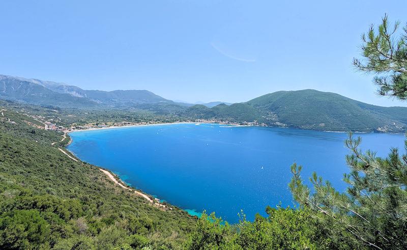 Looking down on the bay at Vassiliki photo copyright Mark Jardine taken at  and featuring the  class