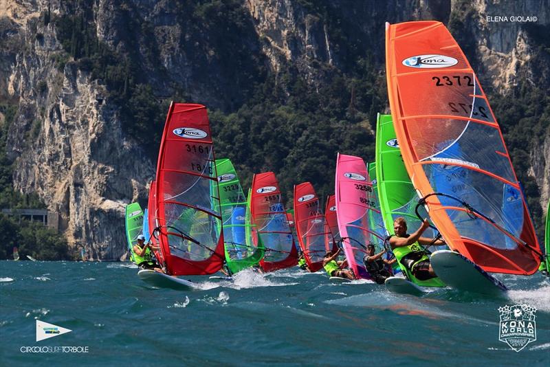 Kona fleet - 2019 Kona World Championships at Lake Garda - photo © Elena Giolai