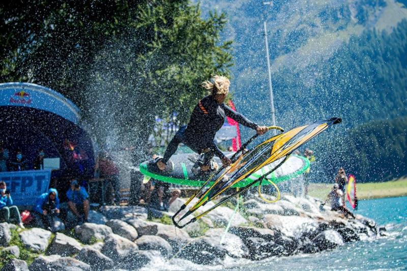 Vanora Engadindwind by Dakine 2020 - Day 2 photo copyright Sailing Energy taken at  and featuring the Windsurfing class