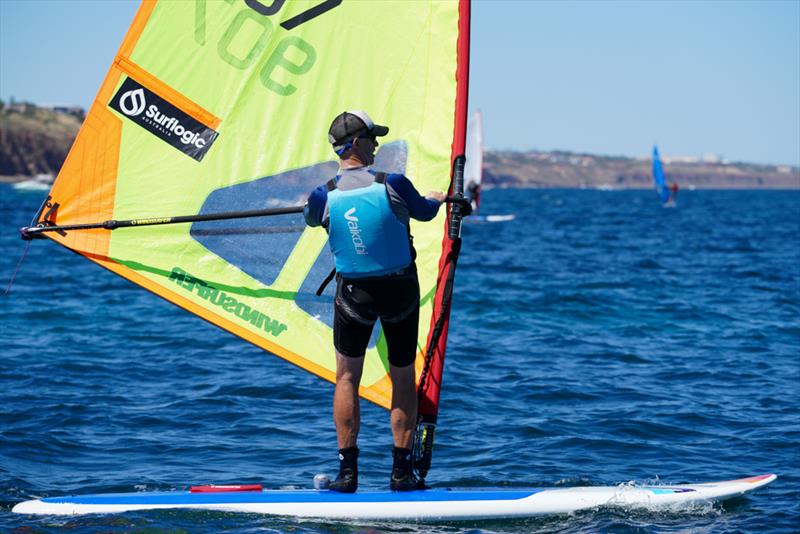 Surflogic and Vaikobi are both great sponsors of the Windsurfer Class photo copyright Harry Fisher, Down Under Sail taken at Parkdale Yacht Club and featuring the Windsurfing class