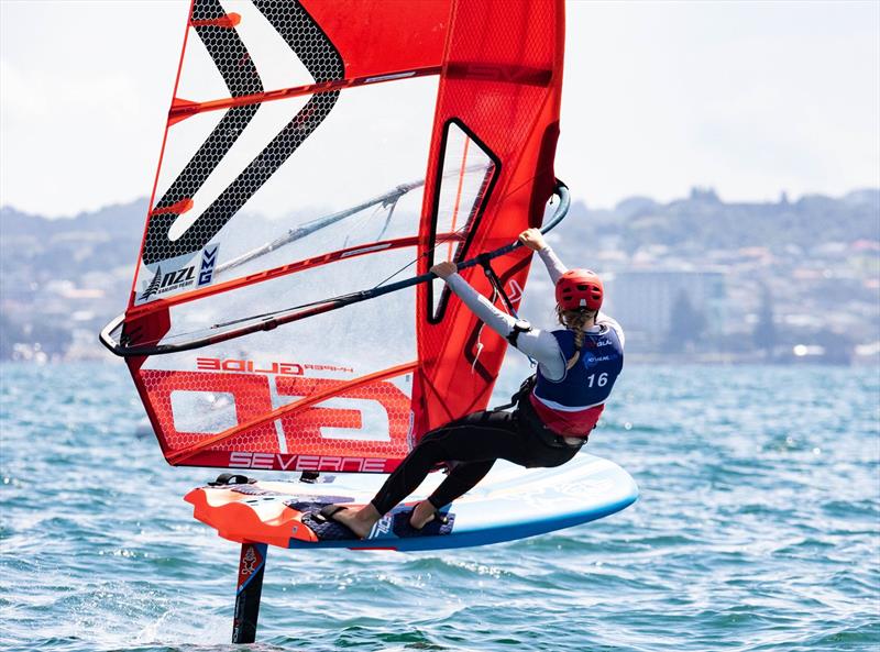 2023 Windfoil Nationals photo copyright Tasman Rowntree taken at Manly Sailing Club and featuring the Windsurfing class