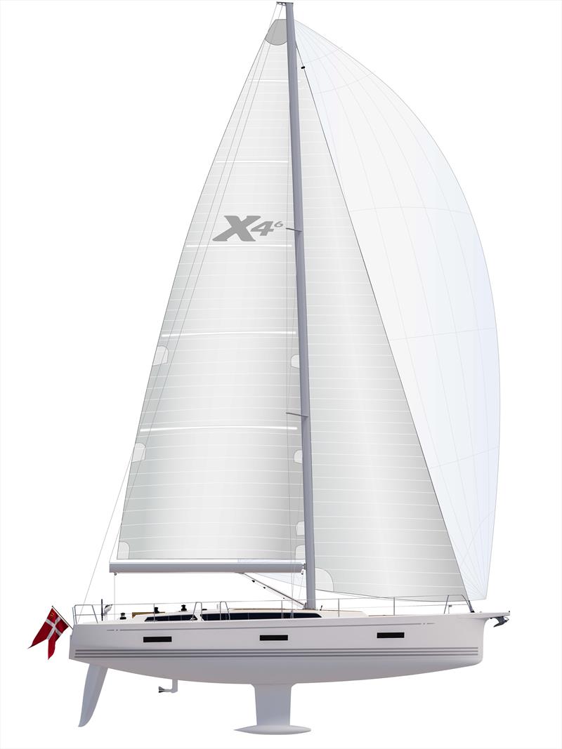 X4.6 MkII Sailplan - photo © X-Yachts