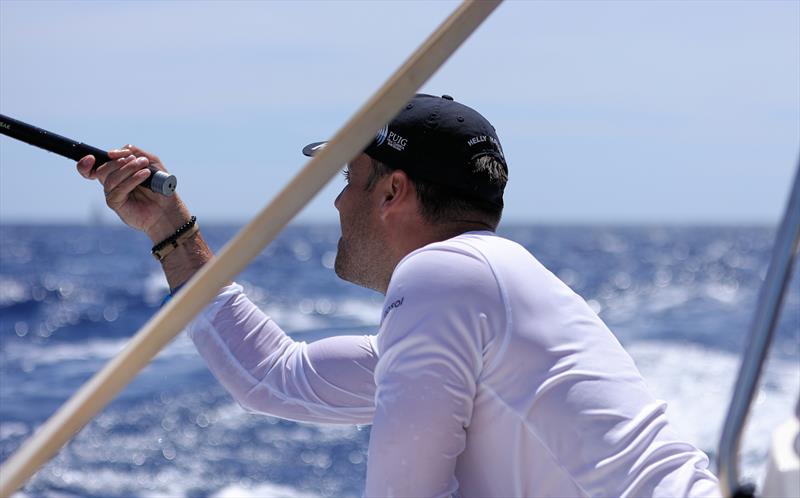 Pau at work with the action cam on day 2 at the inaugural X-Yachts Spanish Gold Cup - photo © Mark Jardine