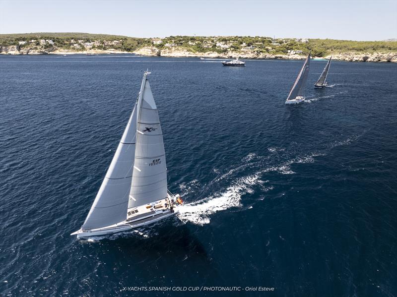 Upwind on day 1 of the inaugural X-Yachts Spanish Gold Cup - photo © Oriold Esteve / www.photonautic.com