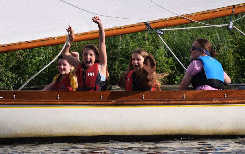 Eleanor wins the Water Babies during Horning Sailing Club Regatta Week 2023 photo copyright Holly Hancock taken at Horning Sailing Club and featuring the Yare & Bure One Design class